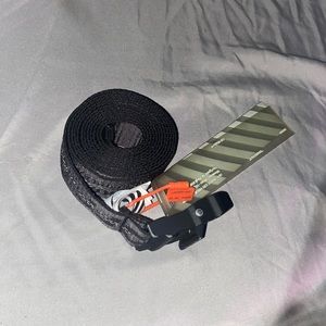 Selling all black off white belt